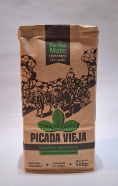 YERBA MATE PICADA VIEJA BARBACUÁ 500gr. - Tierra Roja tienda yerba mate