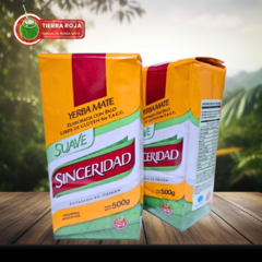YERBA MATE SINCERIDAD SUAVE 500GR.