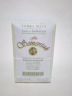 YERBA MATE FLIA SEMENIUK BARBACUÁ 500GR. - comprar online