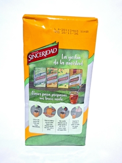 YERBA MATE SINCERIDAD SUAVE 500GR. - comprar online
