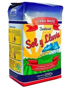 YERBA MATE SOL Y LLUVIA BARBACUÁ 2kg. - comprar online