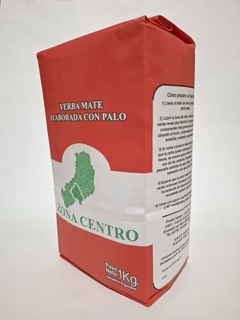 YERBA MATE ZONA CENTRO BARBACUÁ 1KG. en internet