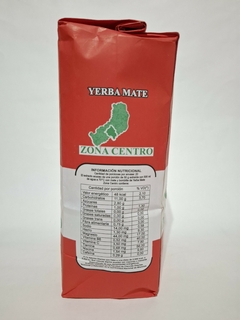 YERBA MATE ZONA CENTRO BARBACUÁ 1KG. - Tierra Roja tienda yerba mate
