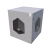 Spot Haut Quadrado Preto 12W 6500K Luz Branca - Avant - ACS Materiais Elétricos