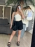Shorts Linho Mel na internet