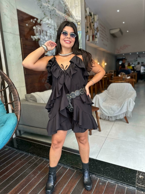 Conjunto shorts e túnica Boho - comprar online