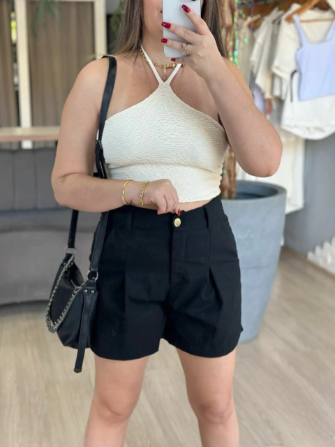 Shorts Linho Mel - comprar online