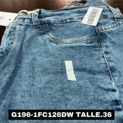 Clásico Medio bolsillo chico pinza abierta (G196-1FC126DW) - GELL JEANS ORIGINAL