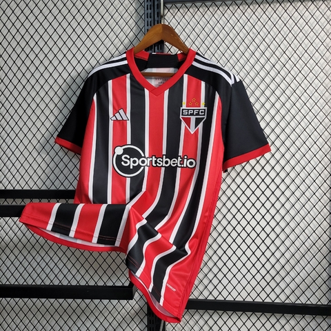 Camisa São Paulo II 23/24 - Torcedor Adidas Masculina - Vermelho e Preto