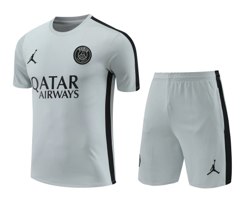 Kit Treino PSG cinza 23/24 - Jordan