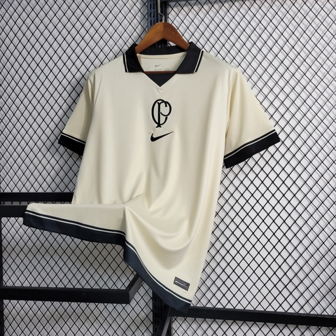 Camisa Corinthians 23/24 Torcedor Nike Masculino Bege