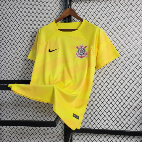 Camisa Corinthians 23/24 Torcedor Nike Masculino Amarelo