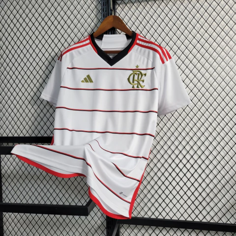 Camisa Flamengo II 23/24 - Masculina Torcedor Adidas - Branco