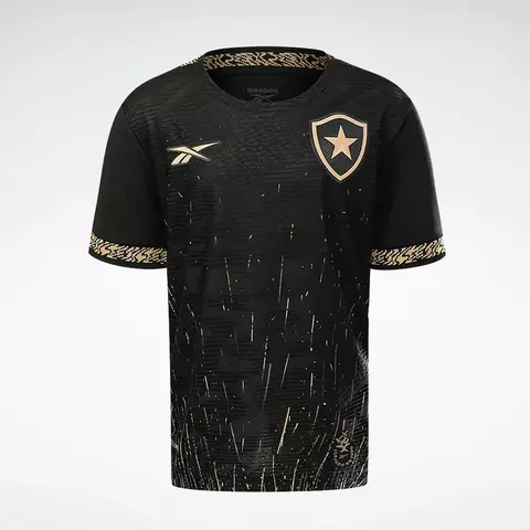 Camisa Botafogo 24/25 Reebok Away Masculina Preta com Dourado