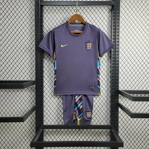 Kit Infantil Seleção da Inglaterra II 24/25 - Nike - Roxo
