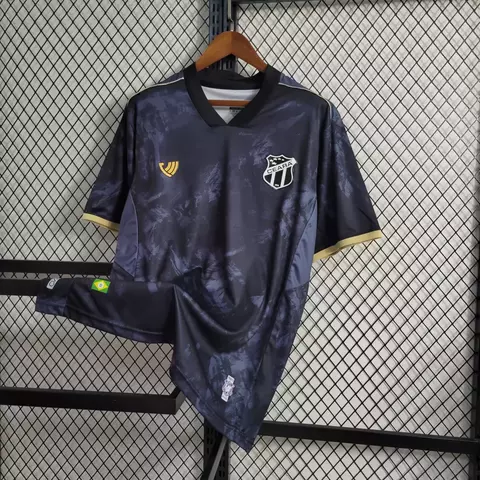 Camisa Ceará Copa do Nordeste 23/24 Torcedor Masculina - Preto