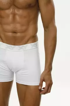 BOXER XY LISO BLANCO - comprar online