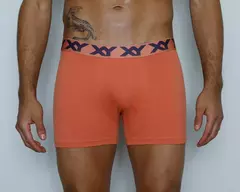 BOXER XY LISO NARANJA - comprar online