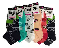 Soquetes Mujer Estampados Floyd - Distribuidora Mon Amour