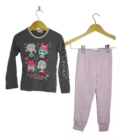 Pijama Elemento Nena Invierno Talles del 2 al 16 - tienda online