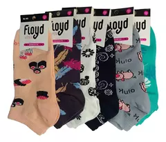 Soquetes Mujer Estampados Floyd en internet