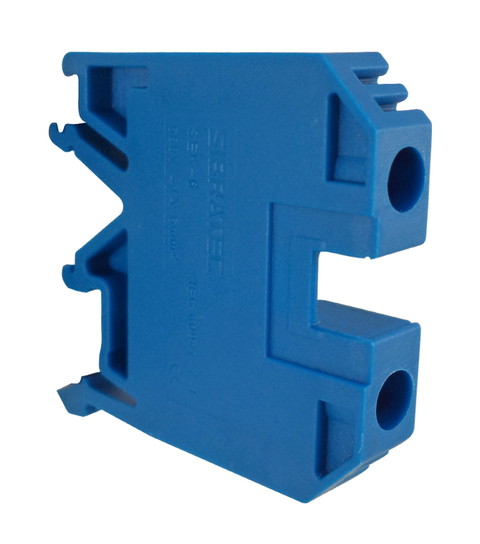 Borne SEK- 6BL Neutro para Cabo 6mm² Azul - 11847