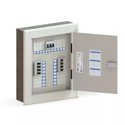 Quadro Opção c/Bar. 100A Embutir 28 Din Trifásico