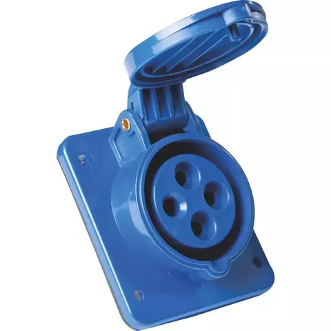 Tomada de Embutir Industrial 3P+T 16 A 220-250 Vca 9 H Tramontina
