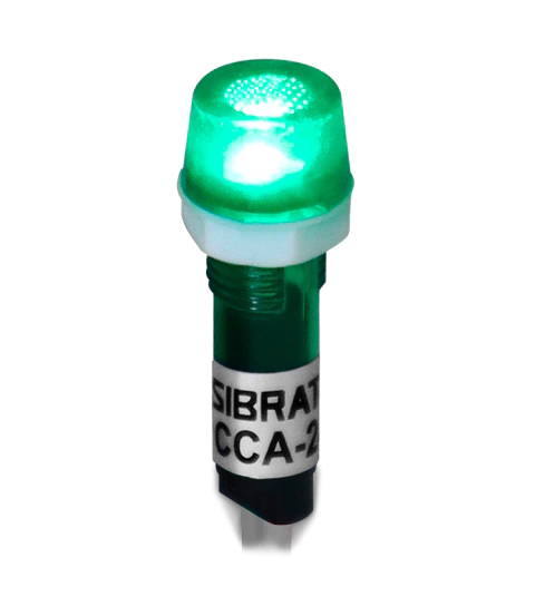 Sinaleiro CCA-220G LED Verde 127/220Vca Ø9mm - 4728