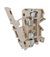 Borne SEK- 4RD Porta Fusível para Cabo 2,5 a 4mm² Bege - 11845 na internet