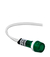 Sinaleiro CCA-220G LED Verde 127/220Vca Ø9mm - 4728 - Silveira Materiais Elétricos