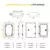 Caixa Quadro de Comando sem Flange 400x400x200mm (CMF404020) - loja online
