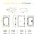 Caixa Quadro de Comando com Flange 600x480x220mm (CMF604822) - loja online