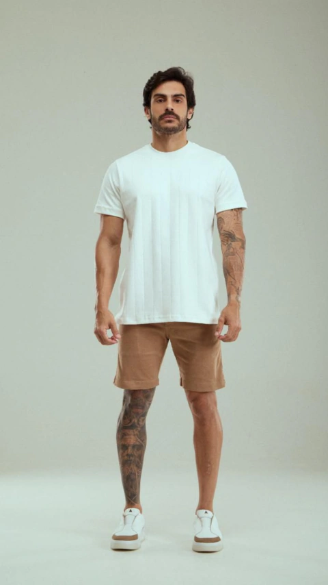 Camisa Masculina Zion - Suedine Fio 40 com Algodão Egípcio