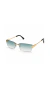 Óculos de Sol Feminino Retangular Rimless Wave na internet