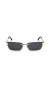 Óculos de Sol Feminino Retangular Rimless Black - comprar online