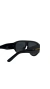 Óculos de Sol Feminino Flat-Top Bold Black Gold - loja online