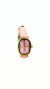 Relógio Feminino Minimalista Oval Slim Pink - 24mm na internet