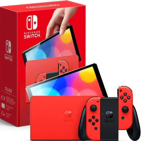 6586 ニンテンドースイッチ Nintendo Nintendo Switch Switch 32GB Standard cor vermelho-néon