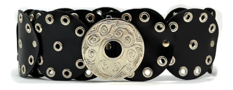 Cinto Boho Cinturón Bohemio Hebilla Chapón Ancho Mujer Moda