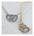 Cinto Caderin Elastizado Doble Corazon Con Strass