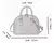 Cartera Mujer Bandolera Importada Croco Charol Ovalada Tortu - comprar online