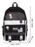 Mochila Escolar Paseo Importada Impermeable con llavero de animales perro/llama - comprar online