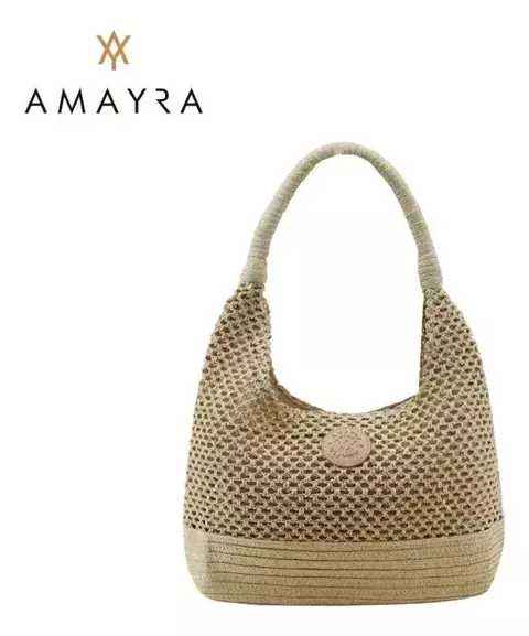 Cartera Bolso Mujer Amayra Estilo Hobo Playa Verano Moda - comprar online