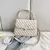 Imagen de Cartera Mujer Herraje Corazón ii Plateado Mini Bag Ecocuero