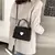 Cartera Mujer Herraje Corazón ii Plateado Mini Bag Ecocuero