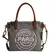 Cartera Mujer Bolso Tote Paris Diseño Estampa Universitario - tienda online
