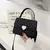 Cartera Mujer Herraje Corazón ii Plateado Mini Bag Ecocuero - comprar online