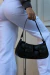 cartera de mujer cuero pu negra