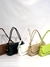 Cartera Mujer Minibag Lisa Solapa Hombro Herraje Plata Tokio